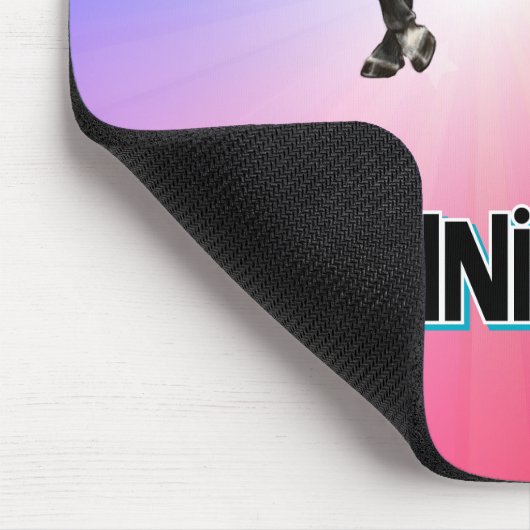 Rainbow Pastel Whimsical Reitrian Mousepad (Ecke)