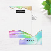 Rainbow Pastell Agate Hair Clip Display (Schreibtisch)