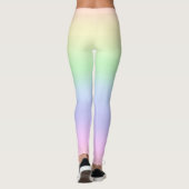 Rainbow Pastels Leggings (Rückseite)