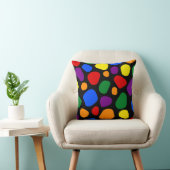 Rainbow Patches Throw Cushion Kissen (Stuhl )