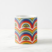 Rainbow Pattern Abstrakt Kaffeetasse (Mittel)