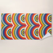 Rainbow Pattern Abstrakt Strandtuch (Vorderseite)