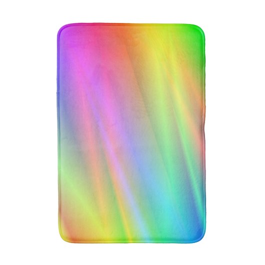 Rainbow Pattern Badematte (Vorderseite Vertikal)