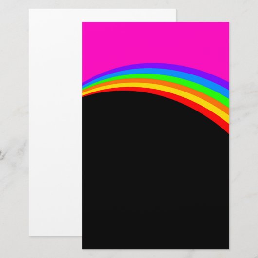 RAINBOW PATTERN BRIEFPAPIER (Vorne/Hinten)