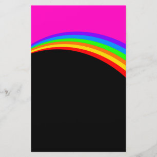 RAINBOW PATTERN BRIEFPAPIER