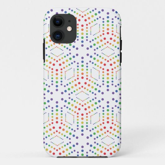Rainbow Pattern Case-Mate iPhone Hülle (Rückseite)