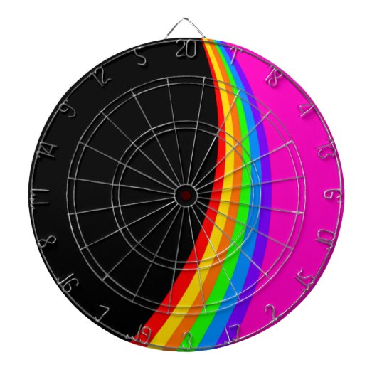 RAINBOW PATTERN DARTSCHEIBE (vorne)