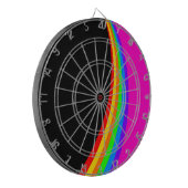 RAINBOW PATTERN DARTSCHEIBE (Vorderseite Links)