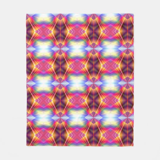 Rainbow Pattern Fleecedecke (Vorderseite)