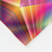Rainbow Pattern Fleecedecke (Ecke)