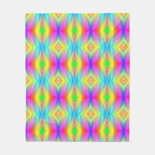Rainbow Pattern Fleecedecke (Vorderseite)