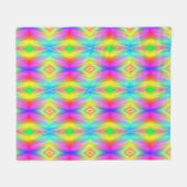 Rainbow Pattern Fleecedecke (Vorderseite (Horizontal))