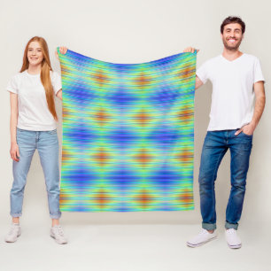 Rainbow Pattern Fleecedecke