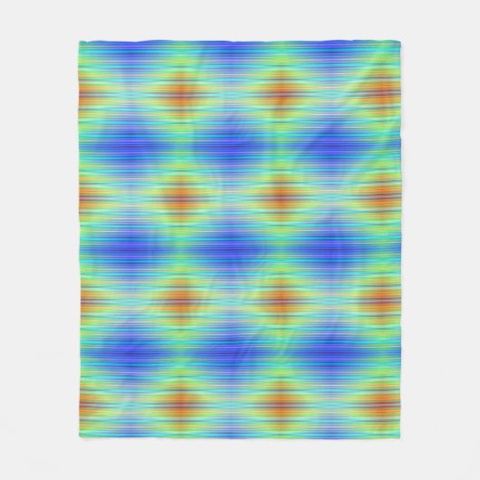 Rainbow Pattern Fleecedecke (Vorderseite)