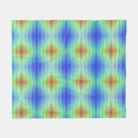 Rainbow Pattern Fleecedecke (Vorderseite (Horizontal))