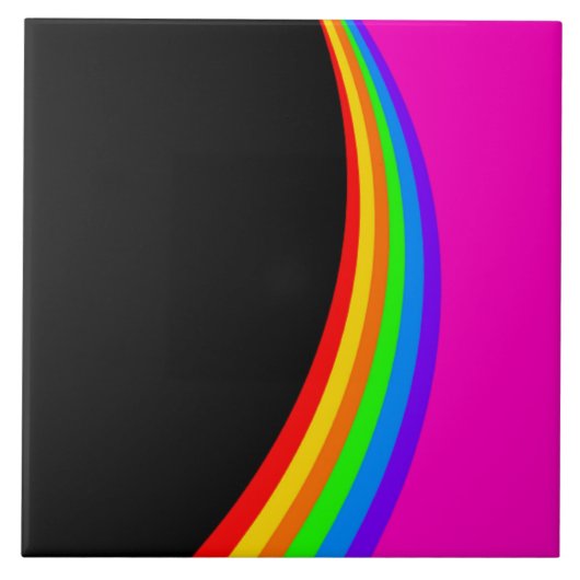 RAINBOW PATTERN FLIESE (Vorderseite)