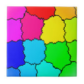 Rainbow Pattern Fliese (Vorderseite)