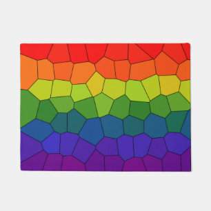 Rainbow Pattern Fußmatte