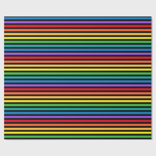 Rainbow Pattern Geschenkpapier (Flach)