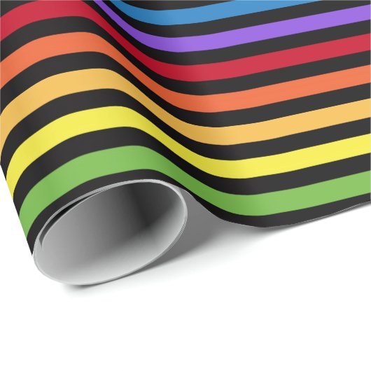 Rainbow Pattern Geschenkpapier (Rolleneckpunkt)