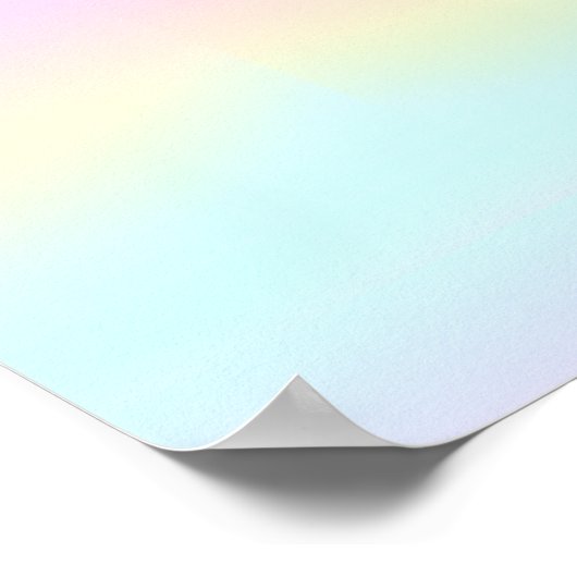 Rainbow Pattern Instant Download Poster (Ecke)