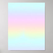 Rainbow Pattern Instant Download Poster (Vorne)