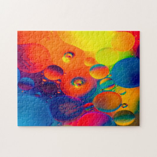 Rainbow Pattern Jigsaw Puzzle Complex Jigsaw (Horizontal)