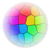 Rainbow Pattern Keramikknauf (Vorderseite)