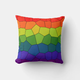 Rainbow Pattern Kissen