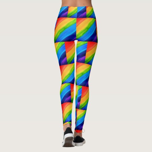 Rainbow Pattern Leggings (Rückseite)