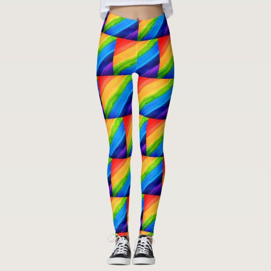 Rainbow Pattern Leggings (Vorderseite)
