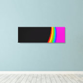 RAINBOW PATTERN LEINWANDDRUCK (Insitu (Holzboden))