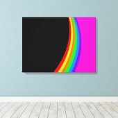 RAINBOW PATTERN LEINWANDDRUCK (Insitu (Holzboden))