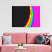 RAINBOW PATTERN LEINWANDDRUCK (Insitu (Wohnzimmer))