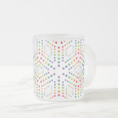 Rainbow Pattern Mattglastasse (VorderseiteRechts)