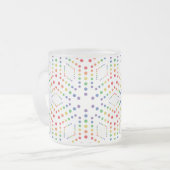 Rainbow Pattern Mattglastasse (Vorderseite Links)