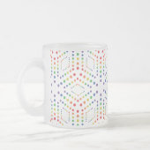 Rainbow Pattern Mattglastasse (Links)