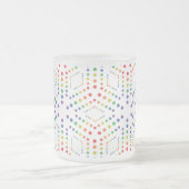 Rainbow Pattern Mattglastasse (Mittel)