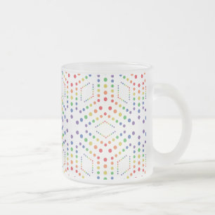 Rainbow Pattern Mattglastasse