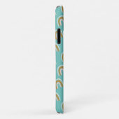 Rainbow Pattern Monogram Case-Mate iPhone Hülle (Hinten/Rechts)