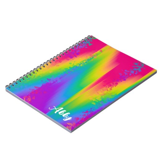 Rainbow Pattern Notizblock (Linke Seite)