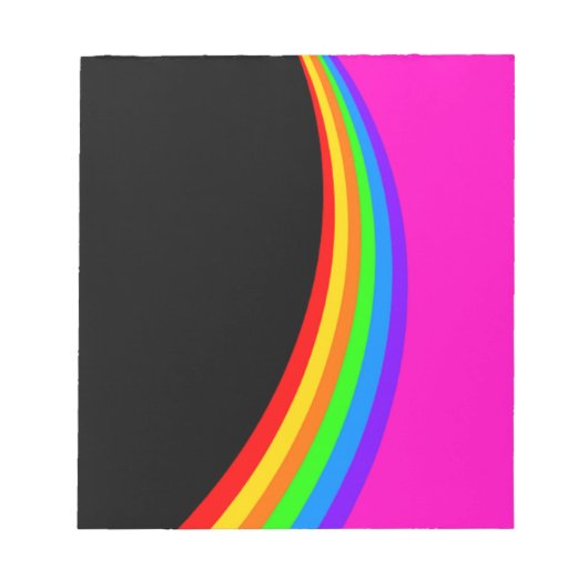 RAINBOW PATTERN NOTIZBLOCK (Vorderseite)