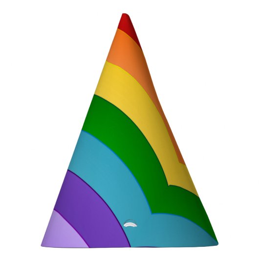 Rainbow Pattern Partyhütchen (Rechts)