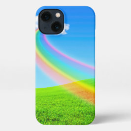 Rainbow Pattern Personalisiert iPhone 13 Hülle