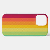 Rainbow Pattern Personalisiert iPhone Hülle (Rückseite (Horizontal))