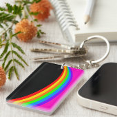 RAINBOW PATTERN SCHLÜSSELANHÄNGER (Vorderseite rechts)