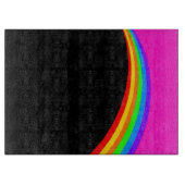 RAINBOW PATTERN SCHNEIDEBRETT (Vorderseite)