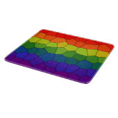 Rainbow Pattern Schneidebrett (Ecke)