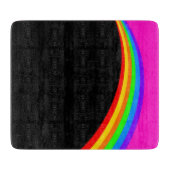 RAINBOW PATTERN SCHNEIDEBRETT (Vorderseite)