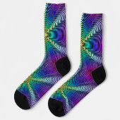 Rainbow Pattern Socken (Linkes Detail)